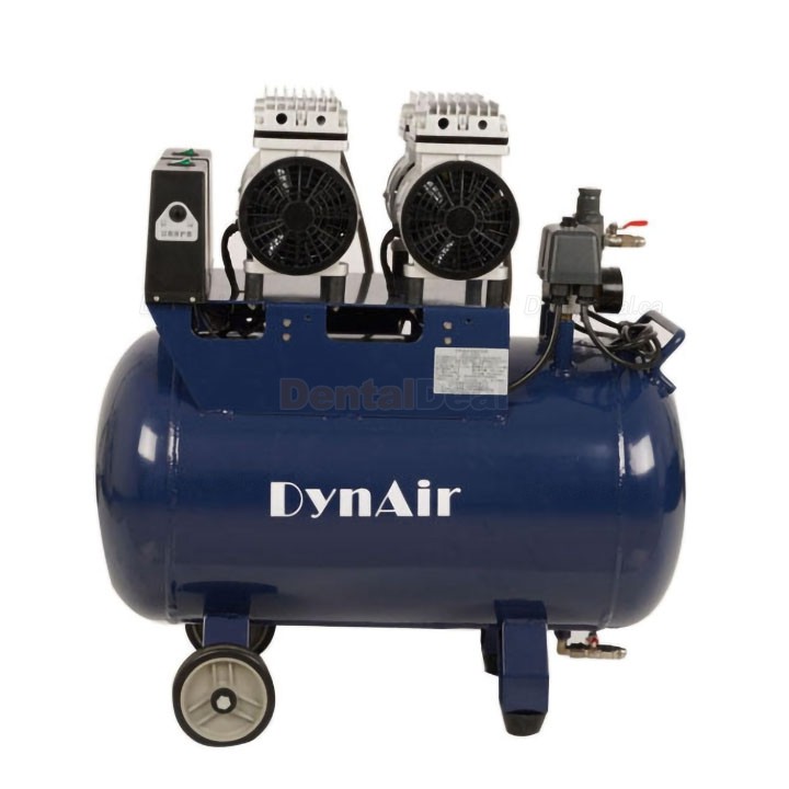 Dynamic DA7002 1.5KW/2HP Dental Oil Free Quiet Air Compressor 50L Tank